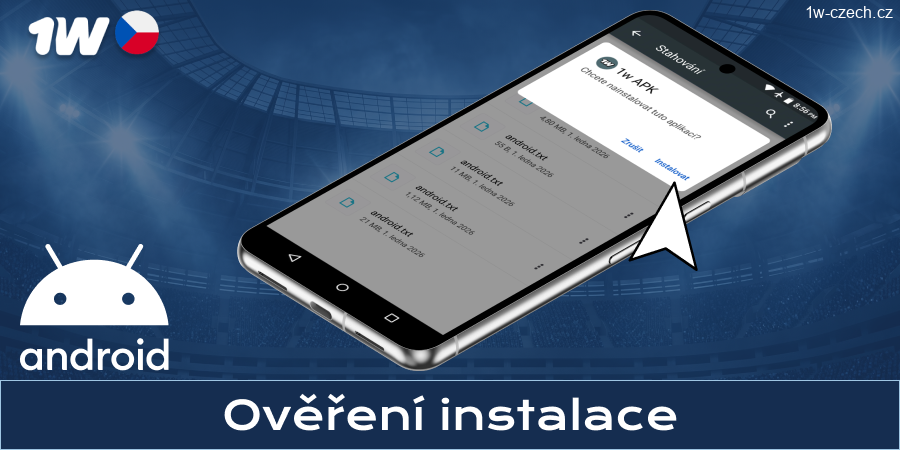 Potvrďte instalaci aplikace 1w Czech Republic pro Android
