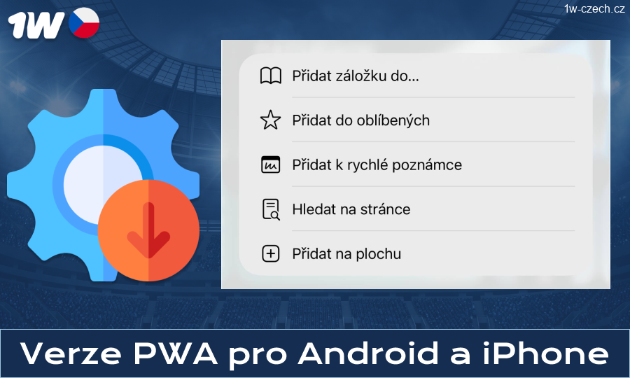 Aplikace 1w Czech Republic PWA