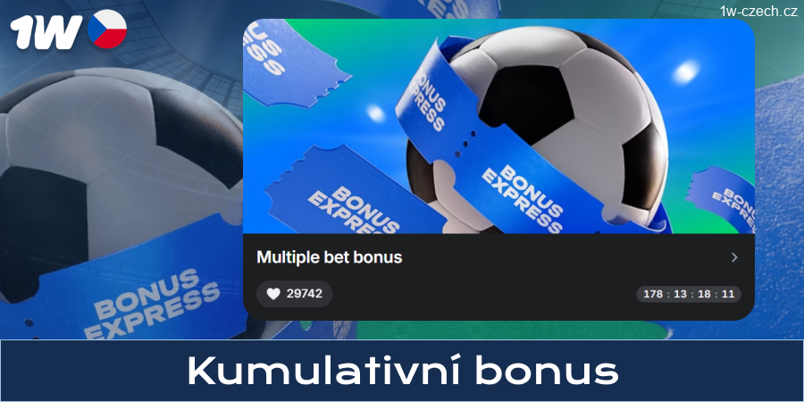 Expresní bonus u 1w Czech Republic
