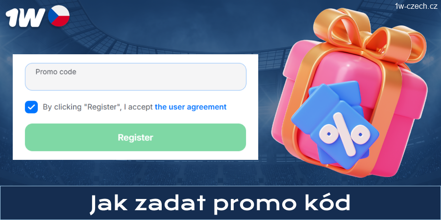 Pokyny pro získání promo kódu u 1w Czech Republic