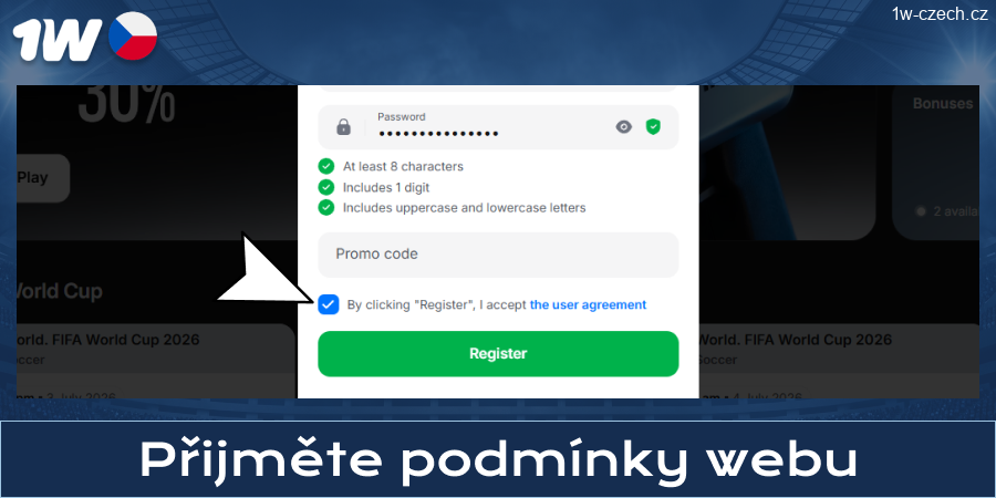 Souhlasíte s pravidly webových stránek 1w Czech Republic