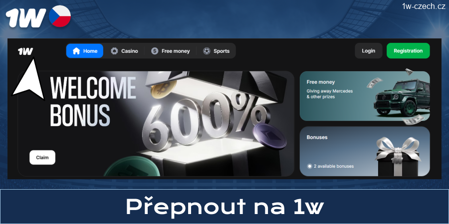 Přejděte na webové stránky 1w Czech Republic