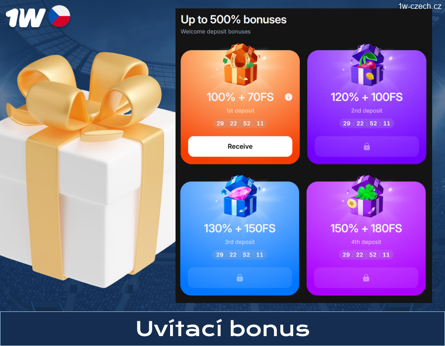 Registrační bonus 1w Czech Republic